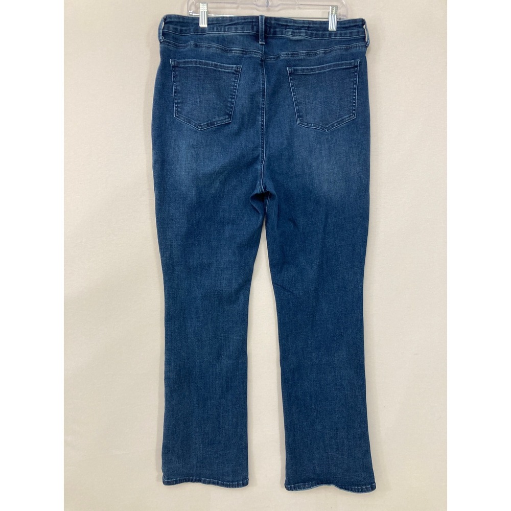 NYDJ Billie Mini Boot Jeans size 16 Medium Wash High Rise Stretch Bootcut - Picture 7 of 8